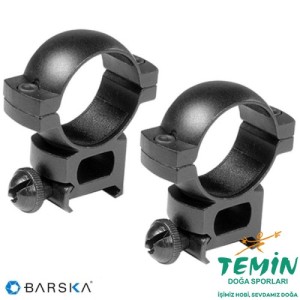 BARSKA 30MM WEAVER / Sİyah Yüksek Dürbün Ayağı