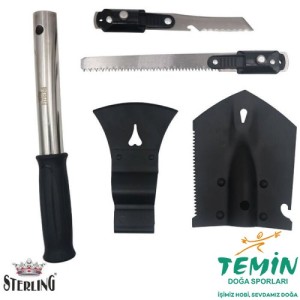 Sterling Kamp Seti (Kürek, Bıçak, Testere, Balta)