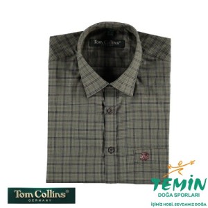 T. Tom Collins Kareli Uzun Kollu Gömlek 41/42