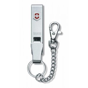 Victorinox Kemere Takılı Çelik Zincirli Anahtarlık