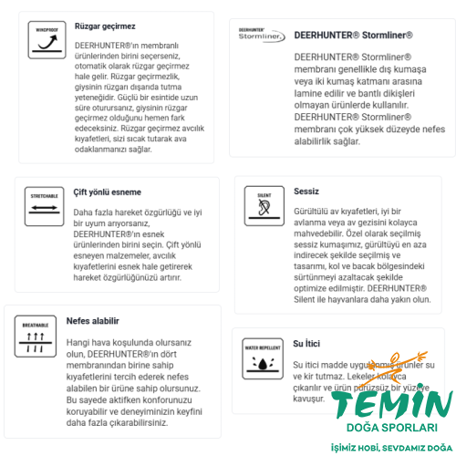 Temin Doğa Sporları - Orijinal Av, Outdoor, Bıçak, Optik ve PCP Ürünleri