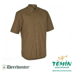 T. DEERHUNTER Nıkhıl Red Kareli Kısa Kol Gömlek 39/40