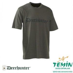 DEERHUNTER 378 DH Logo Yeşil Kısa Kollu Tişört M