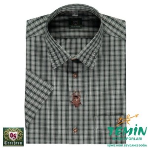T. OS-Trachten Erkek Yarım Kollu Gömlek 39/40