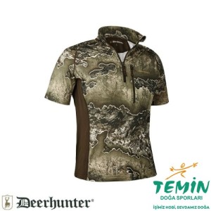 DEERHUNTER Yaka Fermarlı K.Kollu Realtree Tişört M