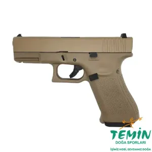WE Glock 19X Gen5 Tan Blowback Airsoft Tabanca