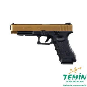 WE Glock 34 Gen3 Titanium Gold Blowback Airsoft Tabanca