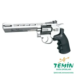 Dan Wesson 6 İnç 4,5 mm CO₂ Parlak Krom Havalı Toplu Tabanca