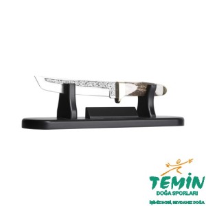 Bora 501 B Tanto Geyik Boynuz Saplı Gravürlü Bıçak
