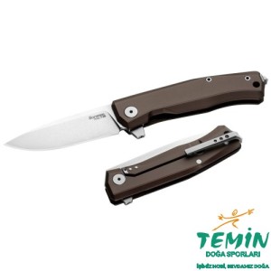Lionsteel MT01A ES Myto M390 Blade Aluminium Earth Brown/Stone Washed Çakı