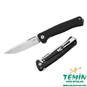 Lionsteel Emmet EM01A BS Stonewashed MagnaCut Black Aluminium Hammertone Çakı
