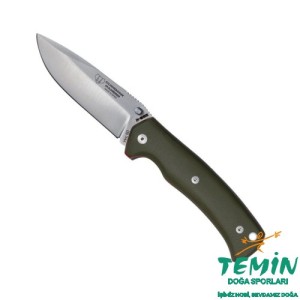Cudeman 327-GVF Ranger Green G10 Saplı Deri Kılıflı Çakı