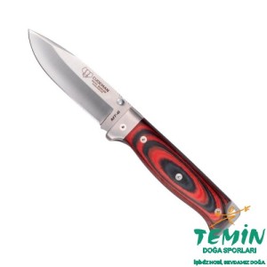Cudeman 328-WF MT-6 Bicolor Micarta Saplı Deri Kılıflı Çakı