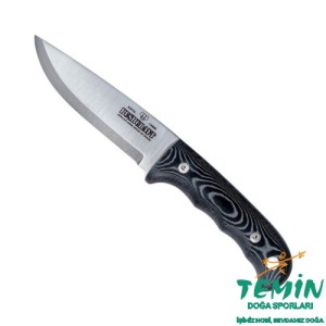 Cudeman 148-MC Bushcraft Black Micarta Saplı Hayatta Kalma Kitli Deri Kılıflı Bıçak