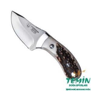 Cudeman 288-C Deer Antler Geyik Boynuzu Saplı Deri Kılıflı Bıçak