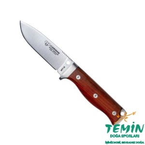 Cudeman 120-K MT-5 Cocobolo Ağacı Saplı Deri Kılıflı Bıçak