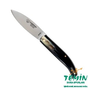 Cudeman 418-AF Pastora Bull Horn Deri Kılıflı Çakı