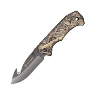 Kilimanjaro Victus Camo Çakı 9 cm Kanca Bıçaklı Kamuflaj Kabzalı