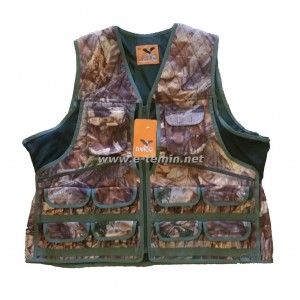 Dargo Sonbahar Desenli Avcı Yeleği