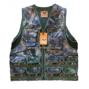 Dargo Meşe Desenli Avcı Yeleği