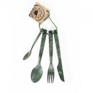 Kupilka Cutlery Kaşık Çatal Bıçak Seti Yeşil