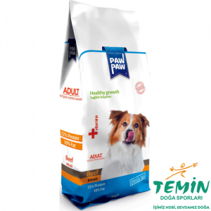 Pawpaw Biftekli Yetişkin Köpek Maması 3 Kg